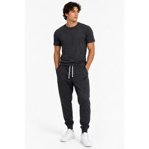 Jack & Jones Joggers Men XL Charcoal Grey Drawstring Cuffed Sweatpant Loungewear